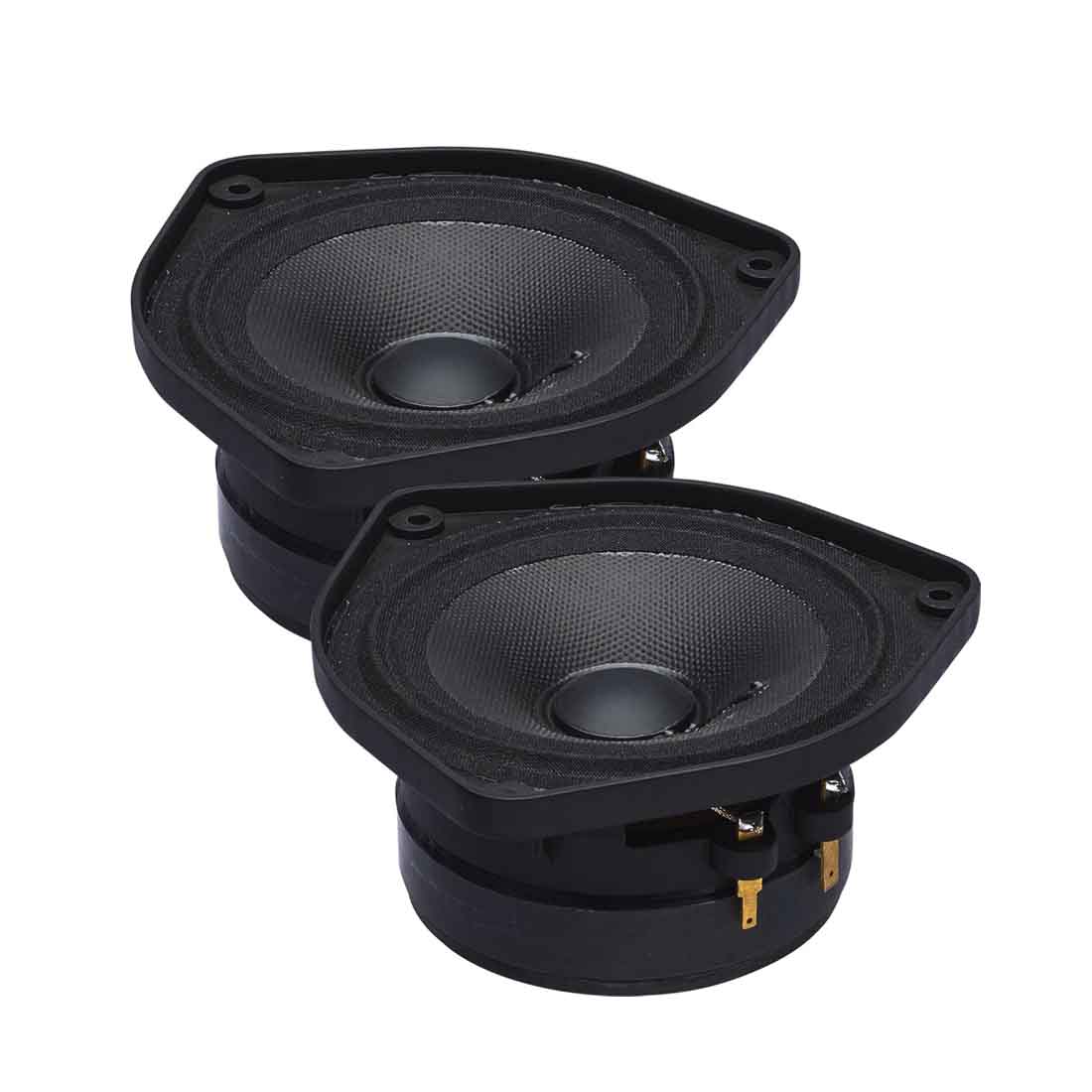 PowerBass OE-400 4" 80W Max 2-Ohm OEM Replacement Car Audio Mid-Range Speakers