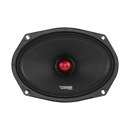 DS18 PRO-X698 550 Watts Max Power 8 Ohm Midrange Car Audio Loudspeaker With Bullet