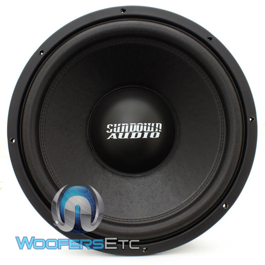 Sundown Audio E-15 V.4 D2 15" 500 Watts RMS DUAL 2-OHM CAR Subwoofer Bass Speaker