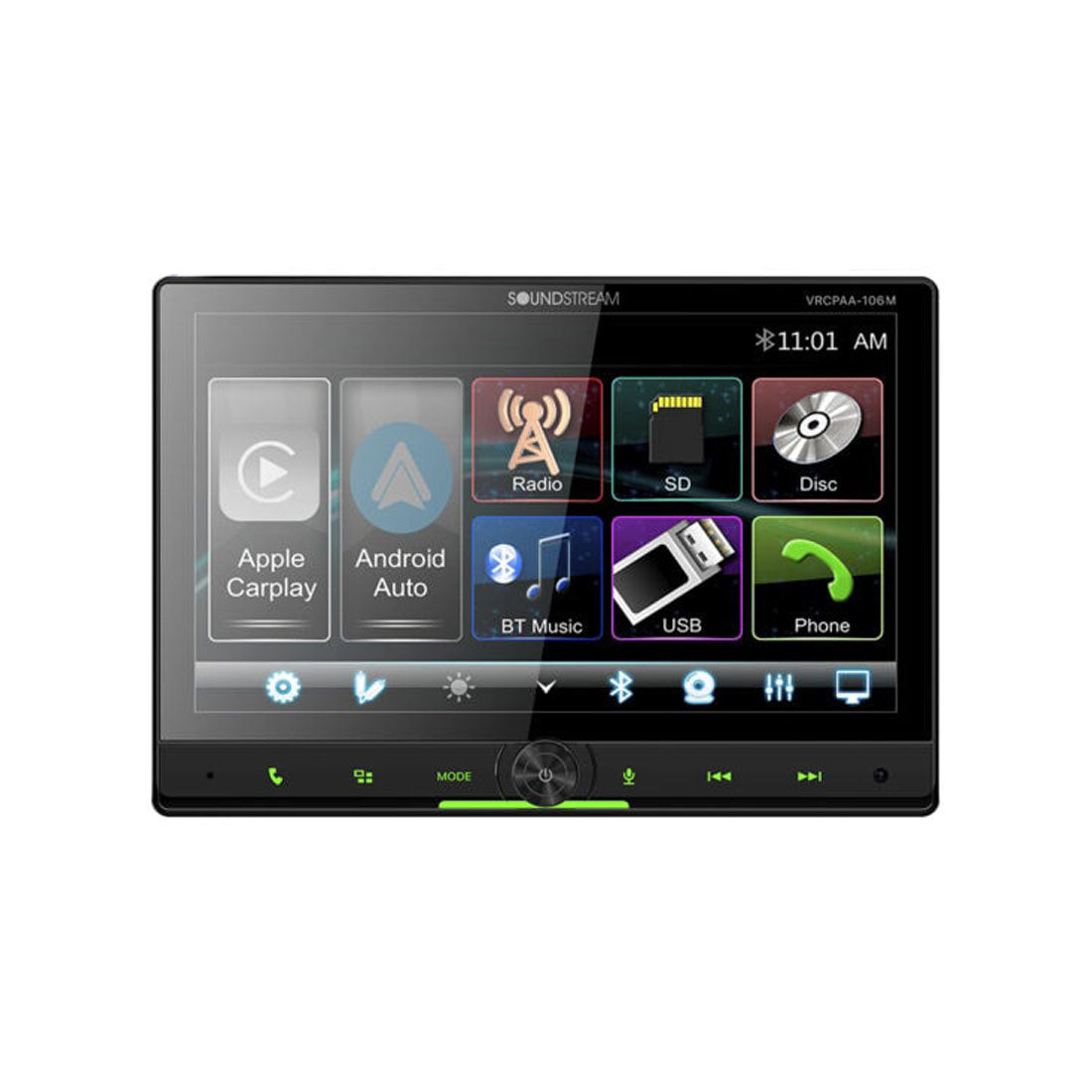 Soundstream VRCPAA-106M Digital Multimedia Floating 10.6" Touchscreen Receiver