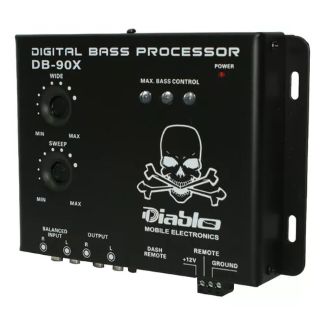 Diablo DB-90X Car Audio Digital Bass Processor w/ Dash Mount Remote Control