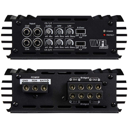 American Bass VFL Hybrid 150.4 150W x 4 4-Channel Class-D Amplifier HYBRID-150.4