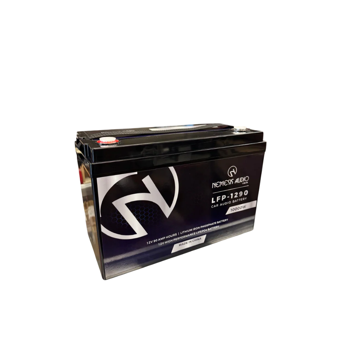 Nemesis Audio LFP-1290 12V 90 Amp Hours 10,000 Watts Car Audio Lithium Battery