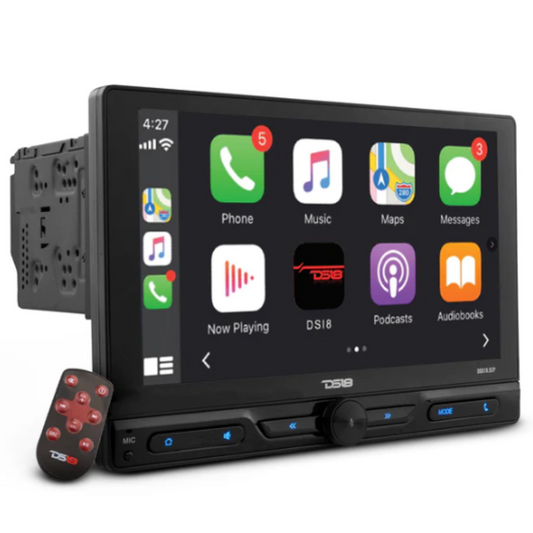 DS18 DDX10.5CP single DIN Mechless Digital Multimedia Receiver w/ 10.5" Touchscreen
