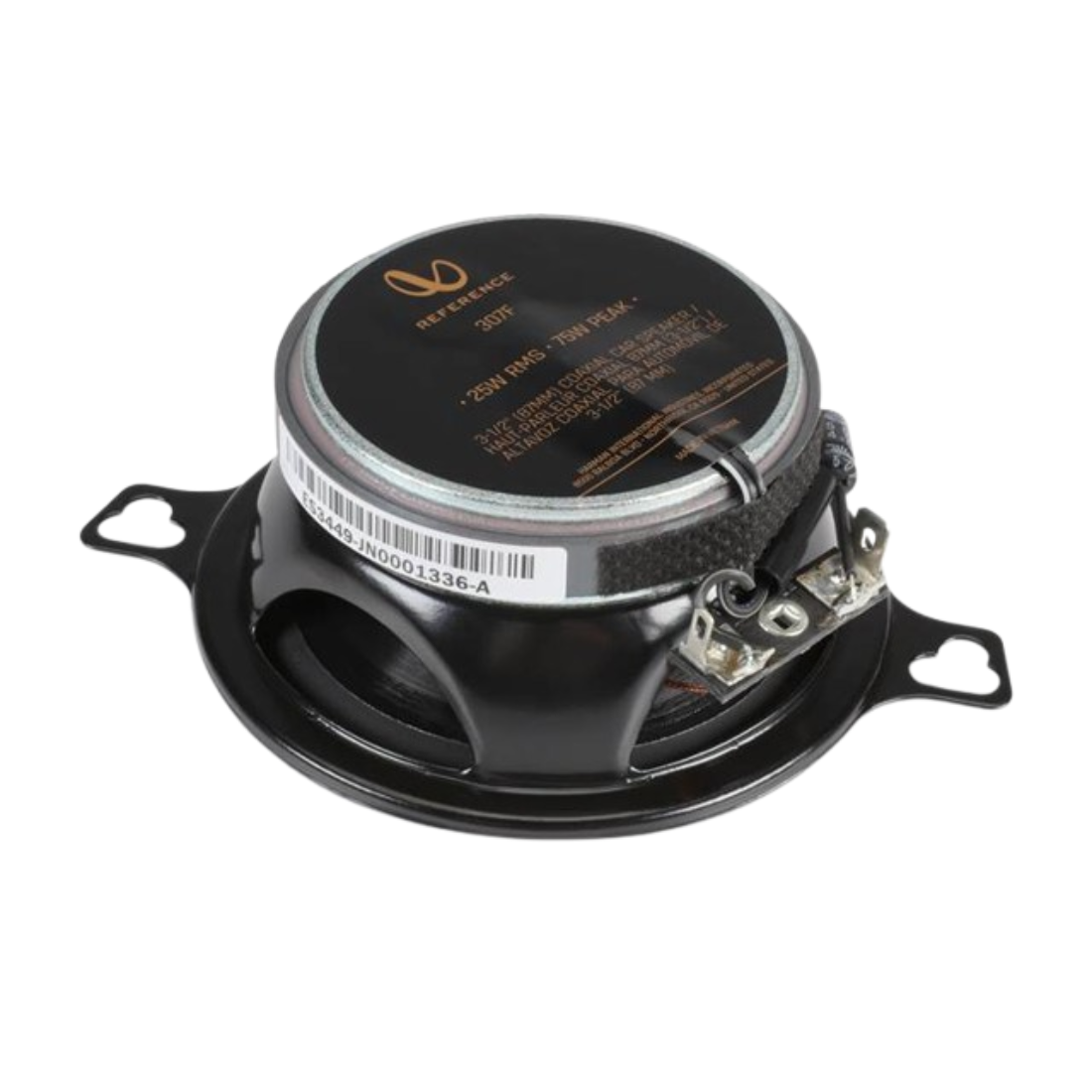Infinity REF307F 3.5" 150W Peak 2-Way 3-Ohm Car Audio Coaxial Speakers (Pair)