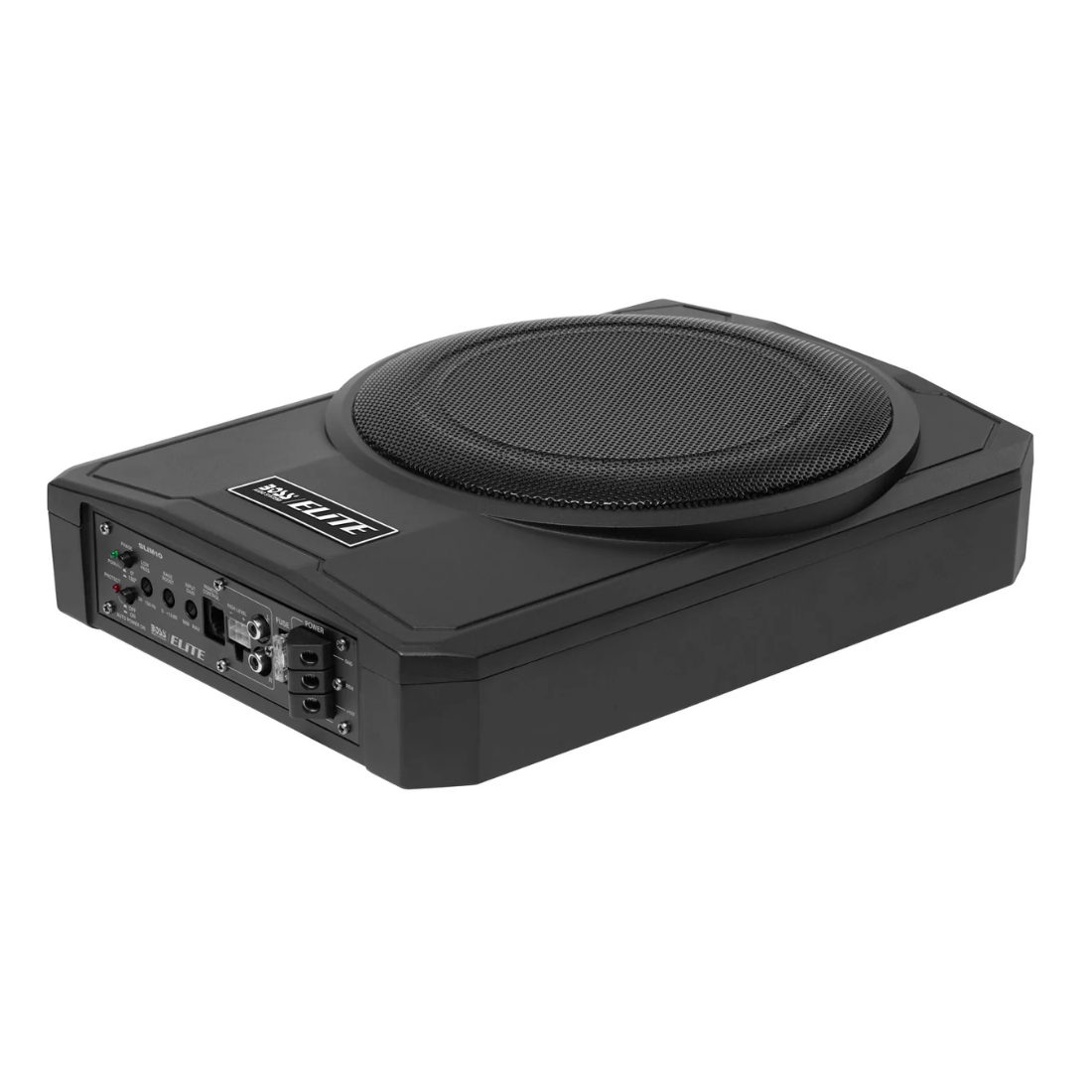 Boss Audio SLIM10 10" 1000W Peak Powered Car Subwoofer w/ Built-in Amplifier