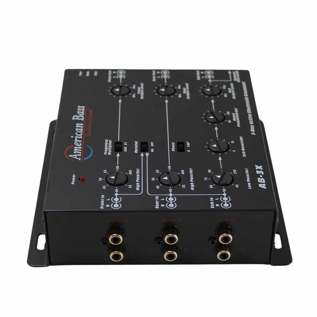 American Bass AB-3X 3-Way Car Audio Active Electronic Crossover