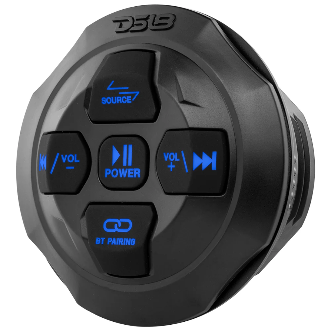DS18 BTRCRMIC Marine Powersports Waterproof Bluetooth Receiver w/ Controls & Mic