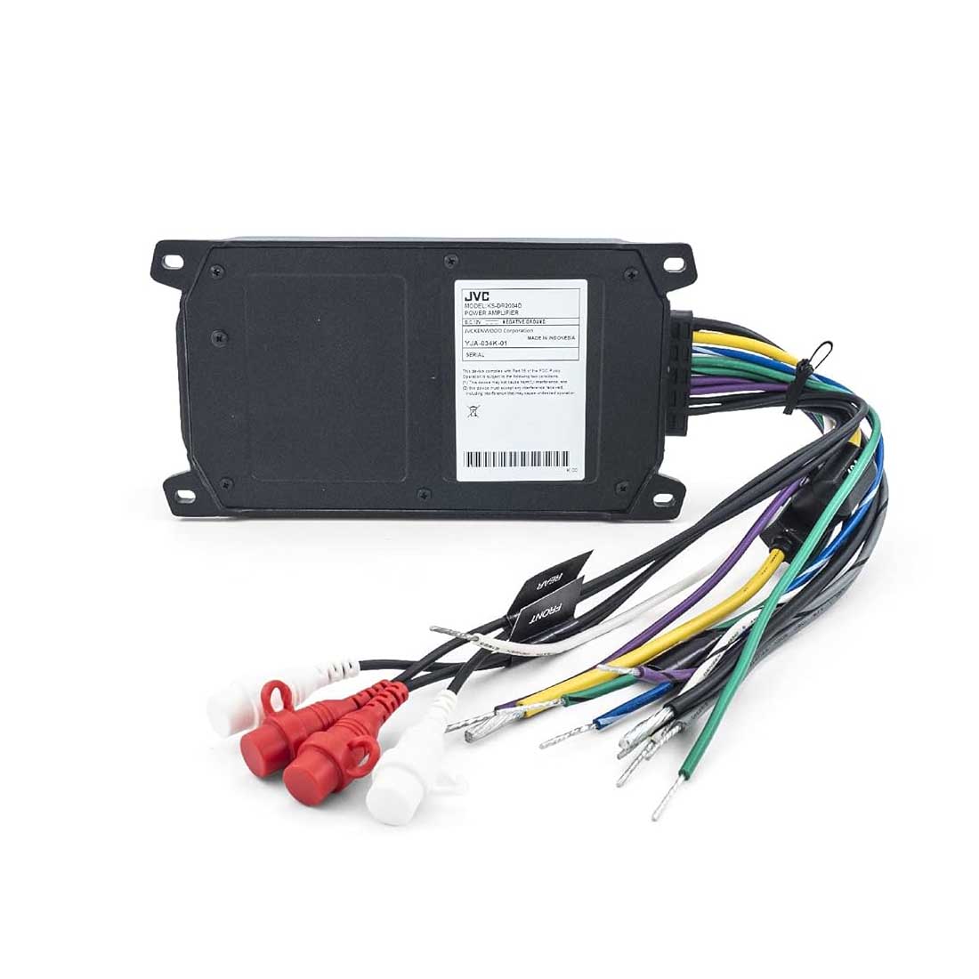 JVC KS-DR2004D 4-Channel 600W Max Marine MotorSports Compact Digital Amplifier