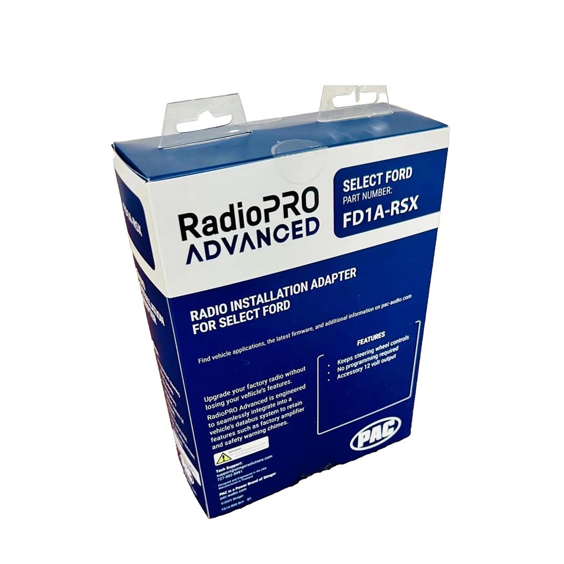 PAC FD1A-RSX RadioPRO Advanced Interface for Select Ford Lincoln Mercury 2005-16