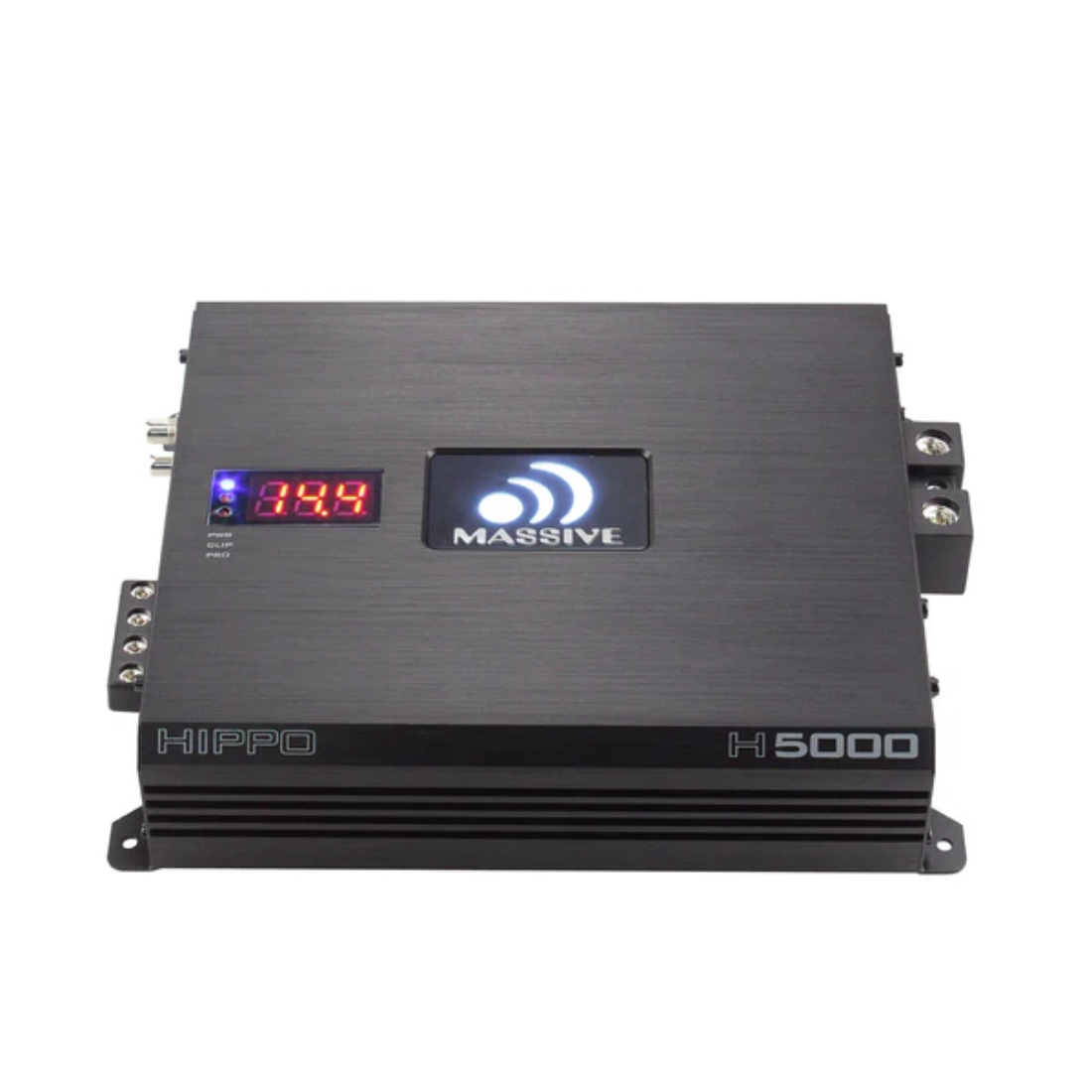 Massive Audio H5000 1-CH Monoblock 5000 Watts RMS @ 1 Ohm Class-D Car Amplifier
