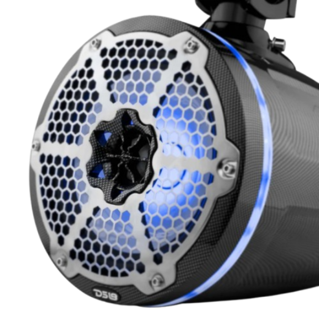 DS18 CF-X8TP 8" 375W Max Marine & Powersports Tower Speakers w/ RGB LED Lights