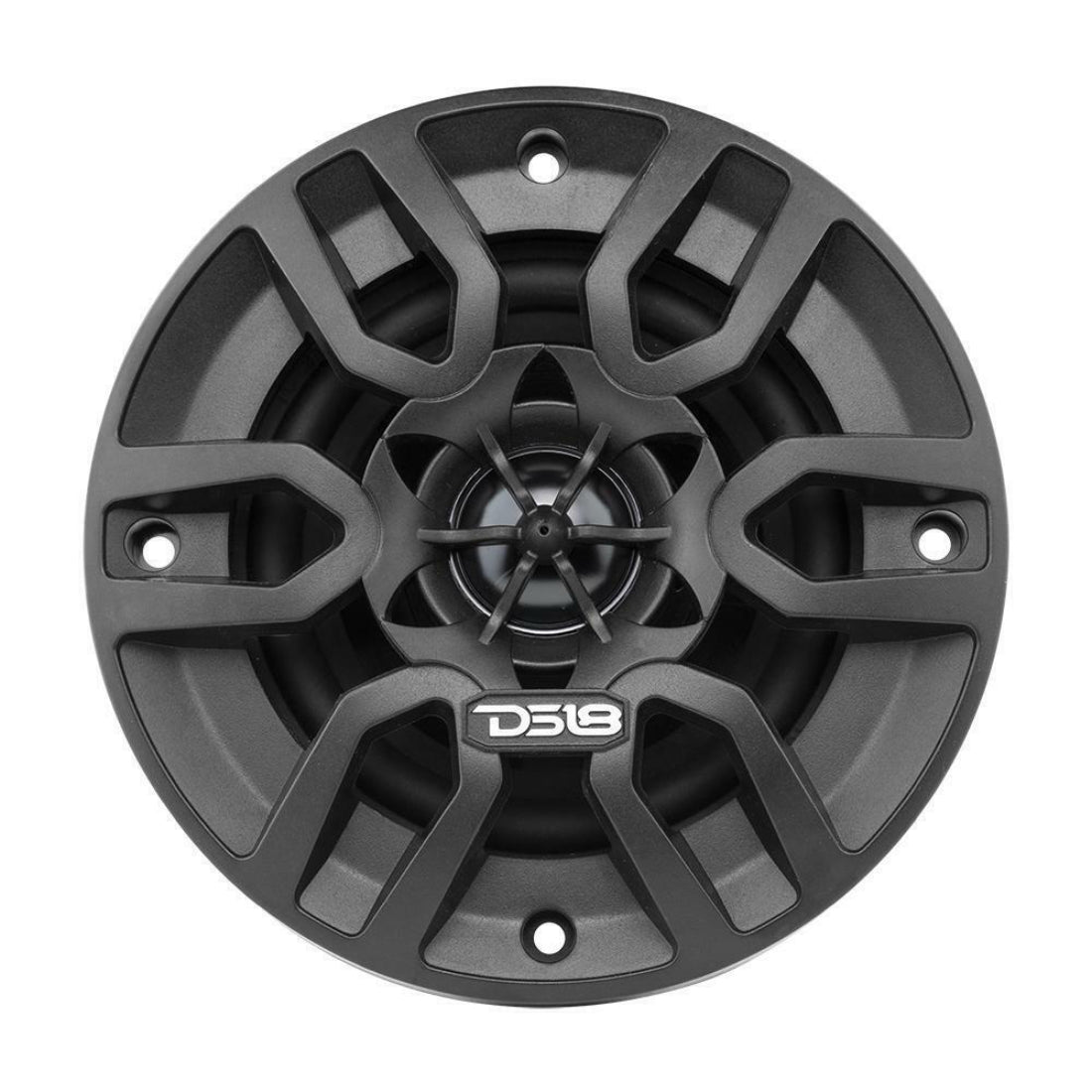 DS18 MP4/BK 4" 150W Max 2-Way 4-Ohms Marine Audio Speakers Pair (Black)