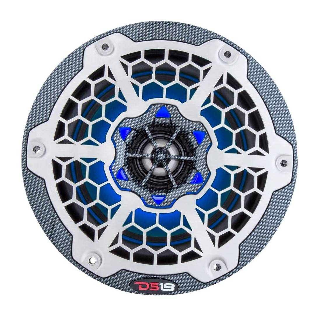 DS18 CF8 450 Watts Max 8" 2-Way Carbon Fiber Hydro Marine Speakers