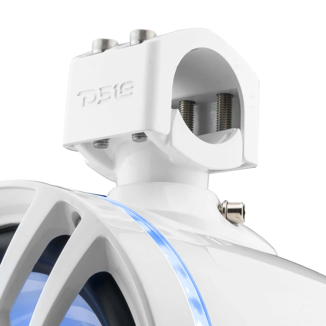 DS18 NXL-X8TP/WH 8" 375W Max Marine Wakeboard Tower Speakers w/ RGB LED Lights