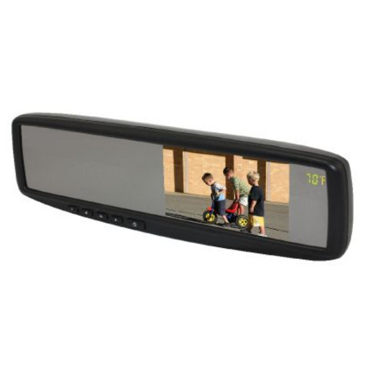 Accele RVM430TG 4.3" Widescreen LCD Glass-Mount Rear-View Mirror Monitor