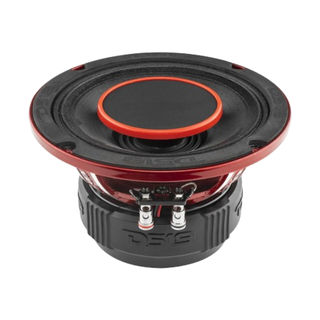 DS18 PRO-HY6.4B 6.5" 450W Max 4-Ohms Hybrid Mid-Range Coaxial Car Loudspeaker