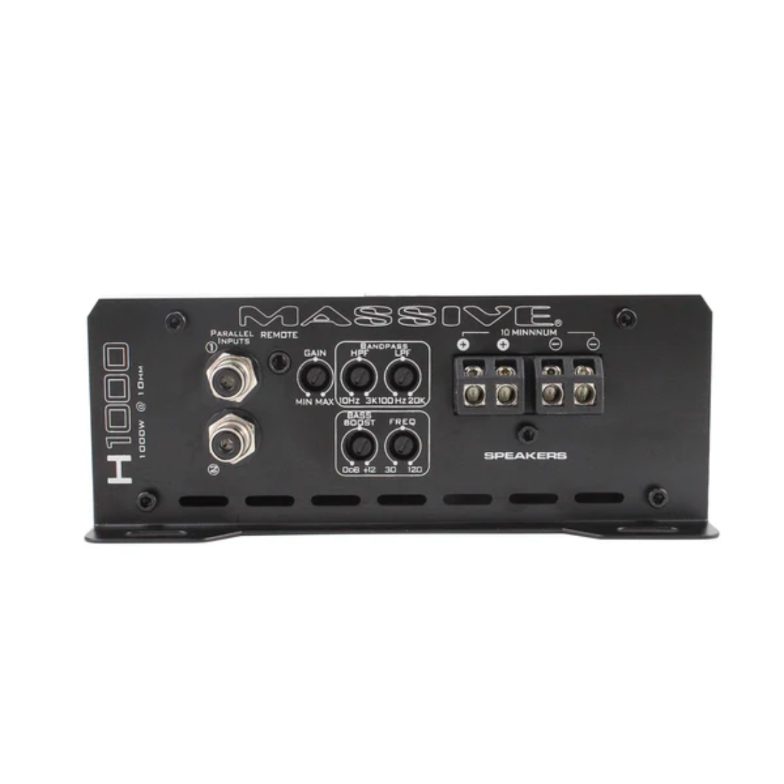 Massive Audio H1000 1-CH Monoblock 1050 Watts RMS @ 1 Ohm Class-D Car Amplifier