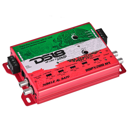 DS18 DBPX200.MX Digital Bass Processor Hi-Low Signal Converter Speaker Emulator