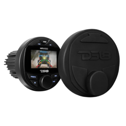 DS18 MRX100 3" TFT LCD Display 2 Zones USB Bluetooth Marine Powersports Headunit
