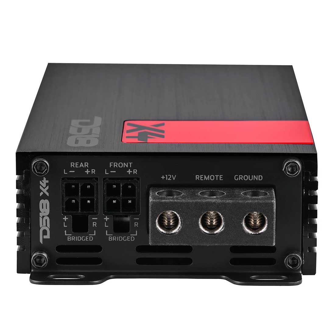 DS18 X4 4-Channel 1320W Peak Class-D Ultra-Compact Full-Range Car Amplifier