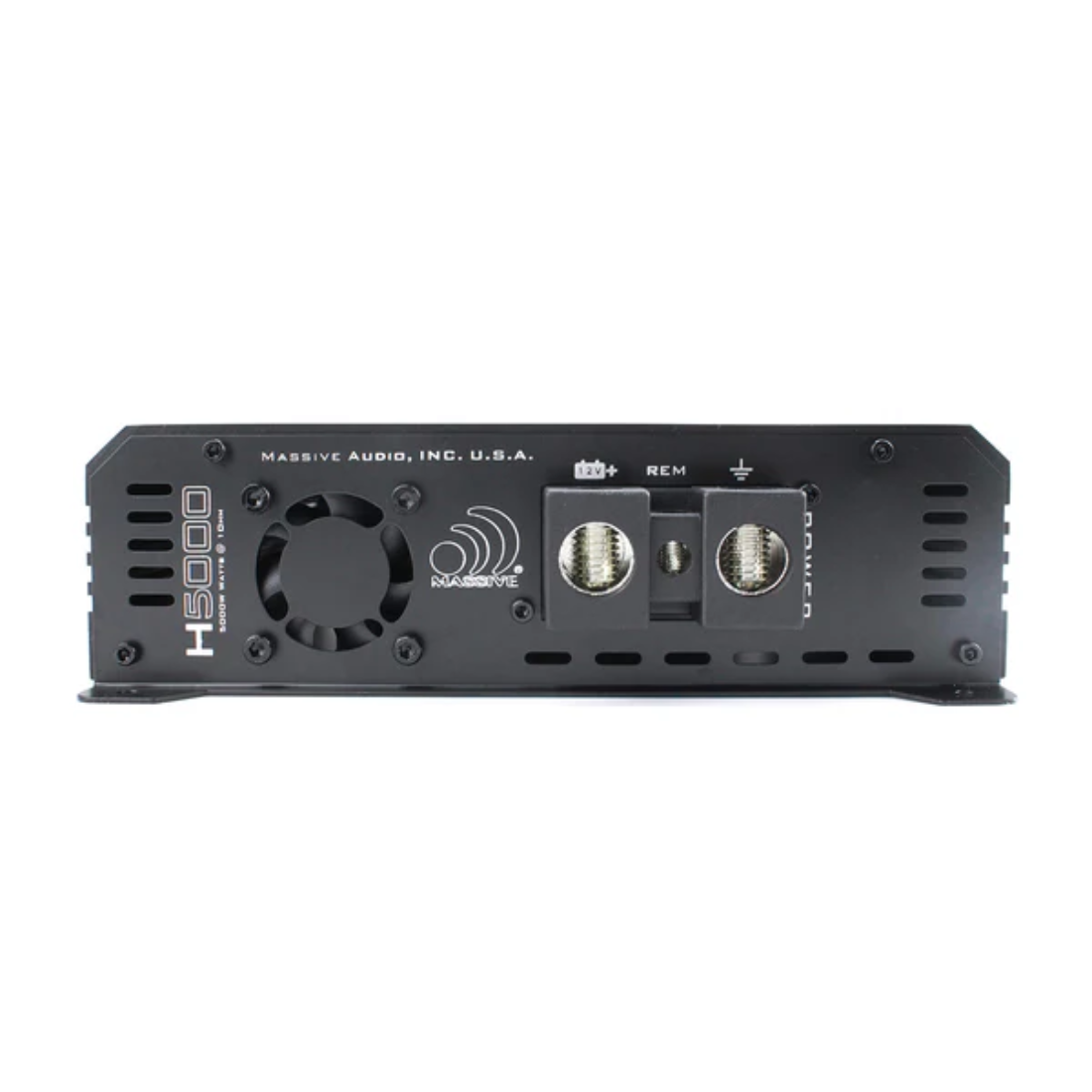 Massive Audio H5000 1-CH Monoblock 5000 Watts RMS @ 1 Ohm Class-D Car Amplifier