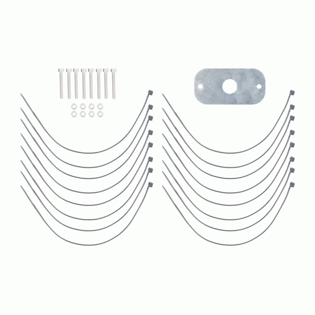 Heise HE-RGBW-K4 RGBW Wide Angle LED Rock Light Kit w/ Controller - 4 Pack