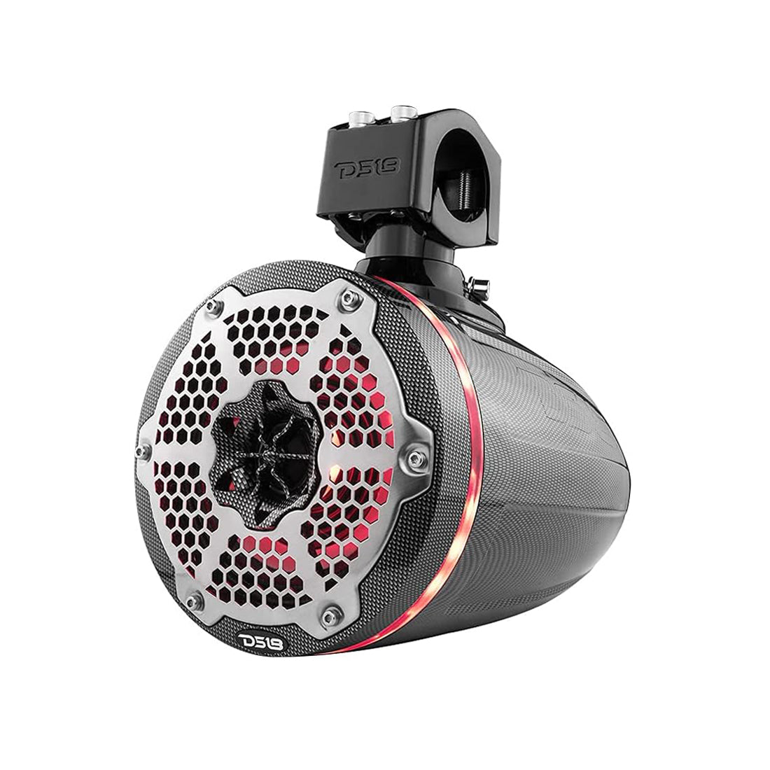 DS18 CF-X6TPNEO 6.5" Wakeboard Tower Speakers w/ Built-in Radiator Bass Enhancer