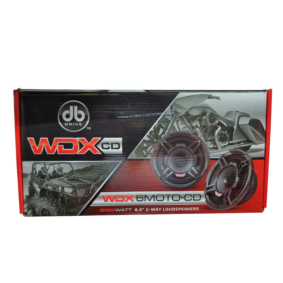 DB Drive WDX6MOTO-CD 6.5" 2-Way 500W Max 4-Ohms Weather Resistant Loudspeakers