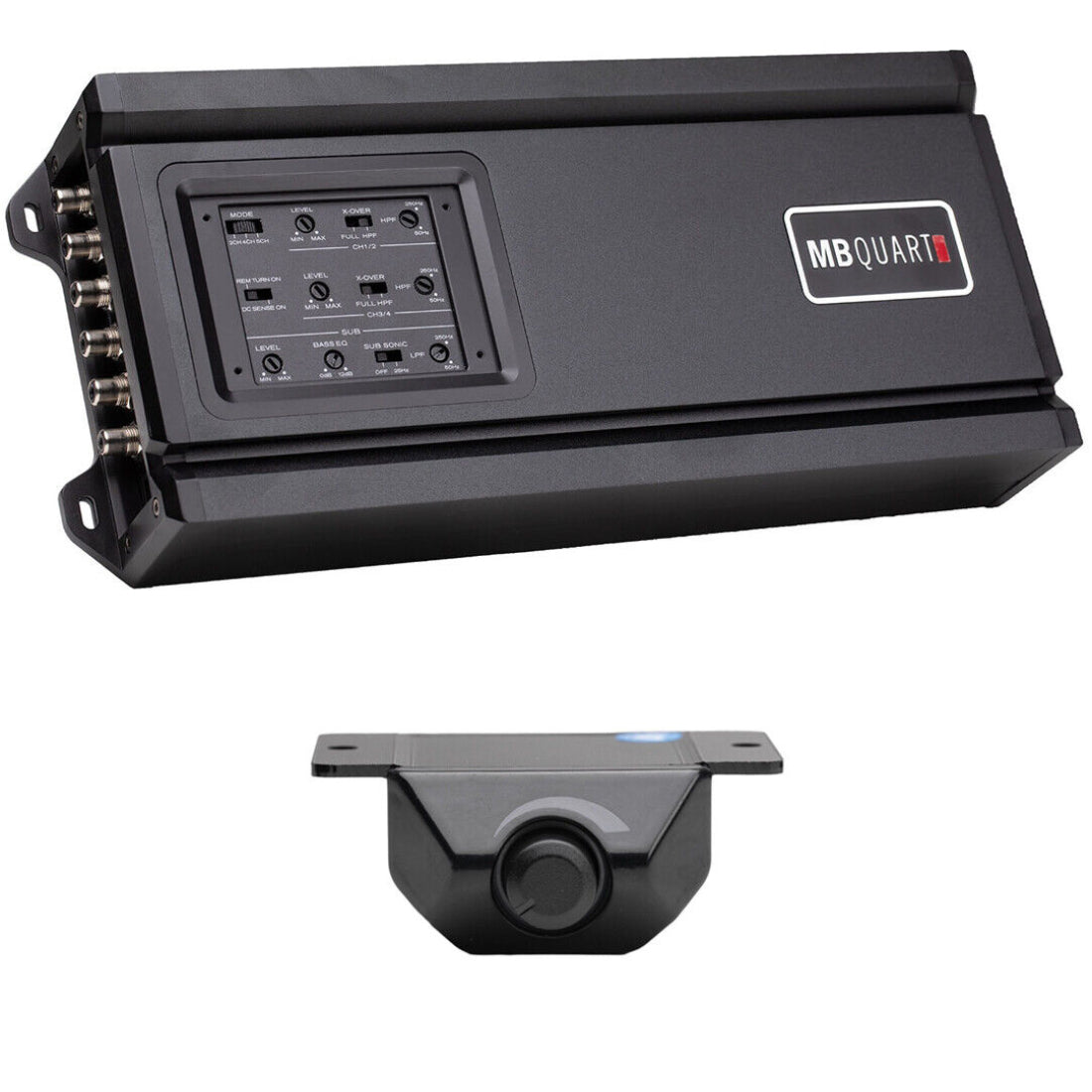 MB Quart RA1-710.5 700W Max 5-Channel Class-D Car Audio Amplifier w/ Bass Remote