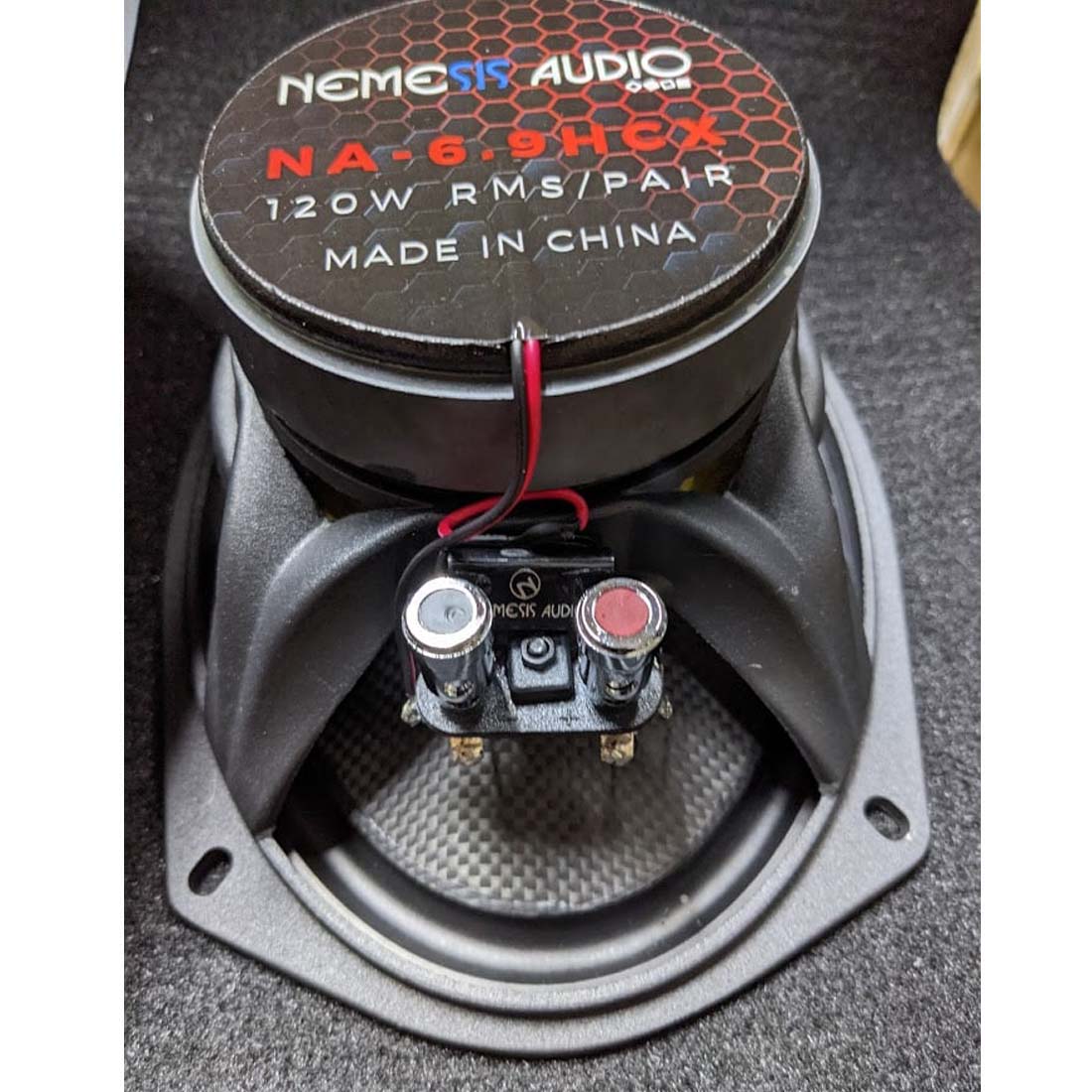Nemesis Audio NA-6.9HCX 6" x 9" 120W RMS 4-Ohm Stereo Car Audio Coaxial Speakers