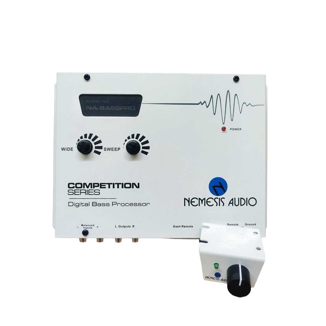 Nemesis Audio NA-BASSPRO (White) Digital Bass Processor with Bass Knob