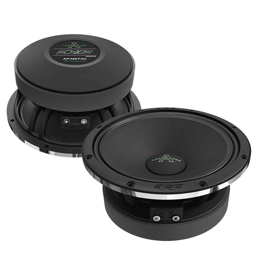 Deaf Bonce AP-M67AC Apocalypse 6.5" 600W Max 4-Ohms Car Audio Midrange Speakers