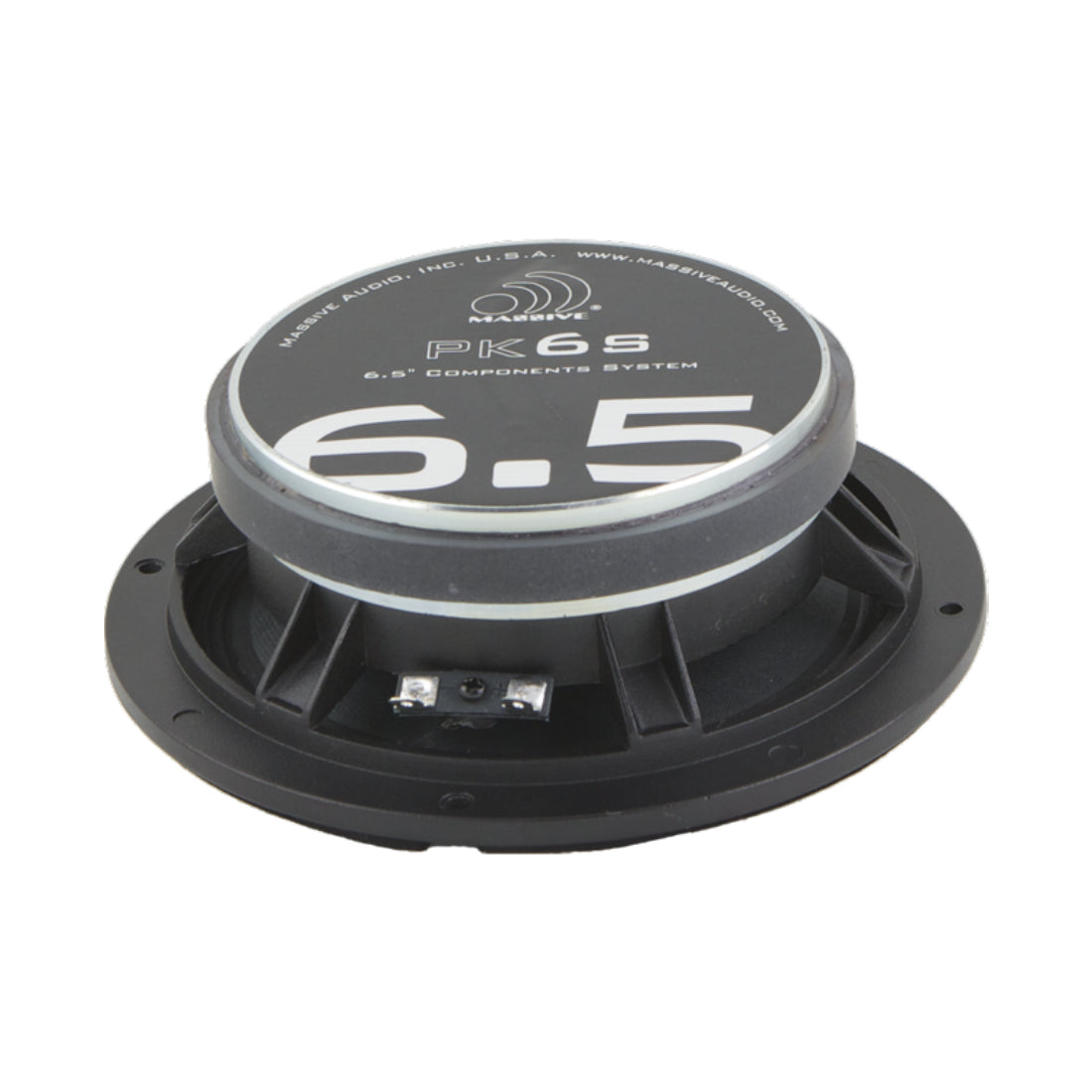 Massive Audio PK6S 500 Watts Max 6.5" Shallow Mount Component Speaker System