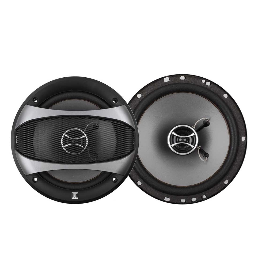 Dual Electronics D65SP 6.5" 2-Way 200W Peak Speakers w/ 1" Mylar Dome Tweeter