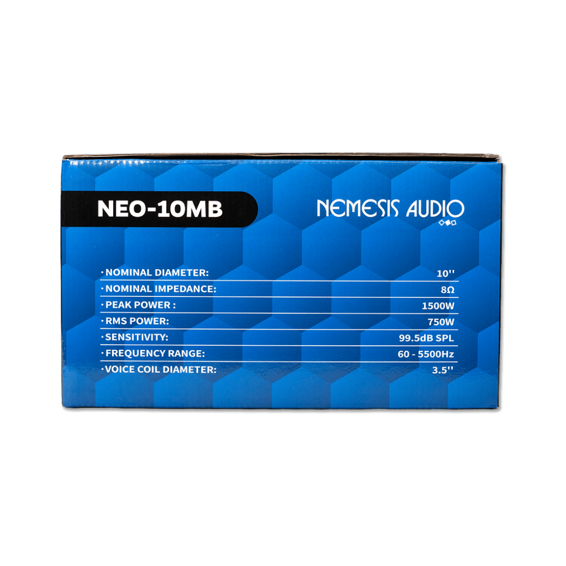 Nemesis Audio NEO-10MB 10" 1500W Peak Power 8-Ohm Midbass Speaker (Single)