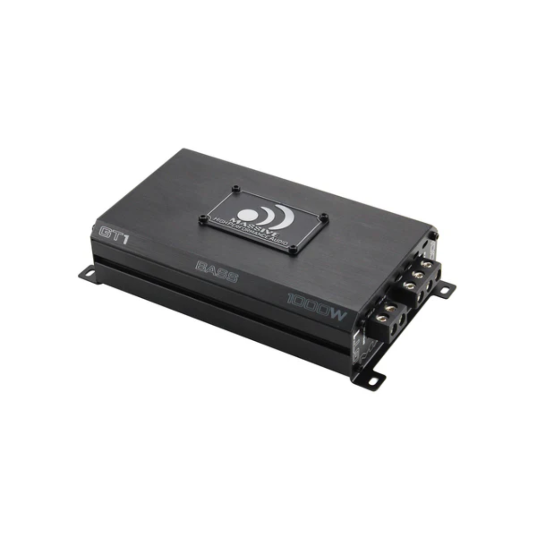 Massive Audio GT1 1-CH Monoblock 1040W Peak 1-Ohm Stable Class-D Car Amplifier