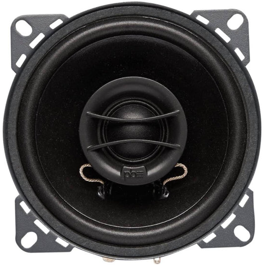 POWERBASS S-4002 4" 2-Way 105 Watts Max Power Full-Range Coaxial Car Audio Speakers