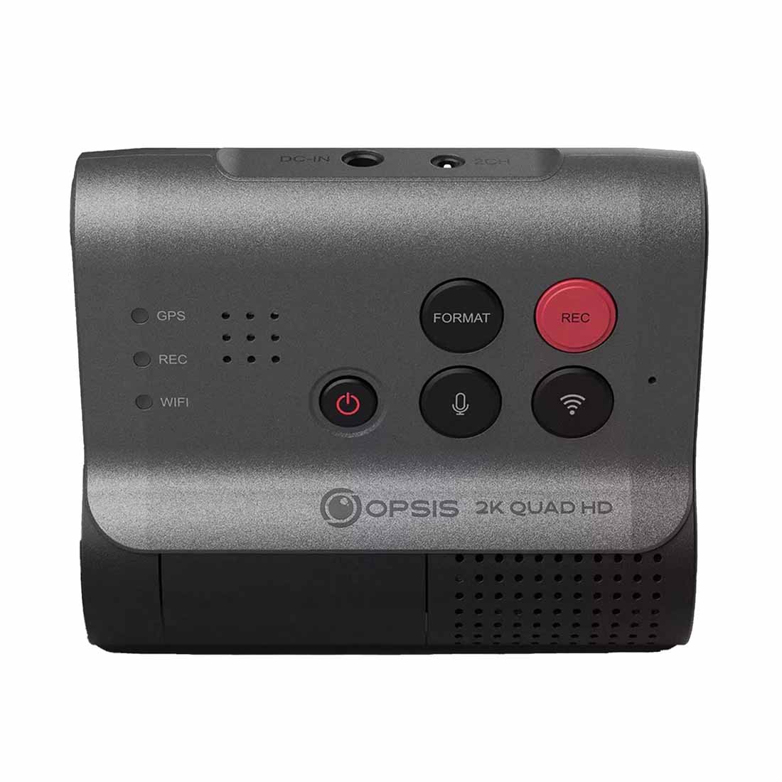 Stinger OPSIS SDC-2CH2KQHD Universal 2K Quad HD Front and FHD Rear Dash Camera