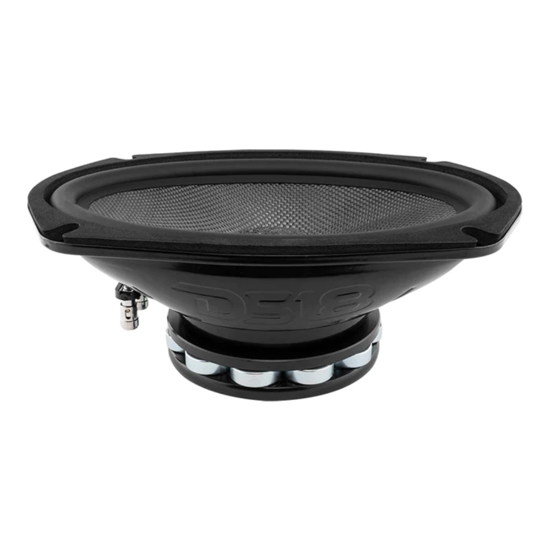 DS18 PRO-CF69.4NR 6" x 9" 600W Max Water-Resistant Carbon Fiber Mid-Bass Speaker
