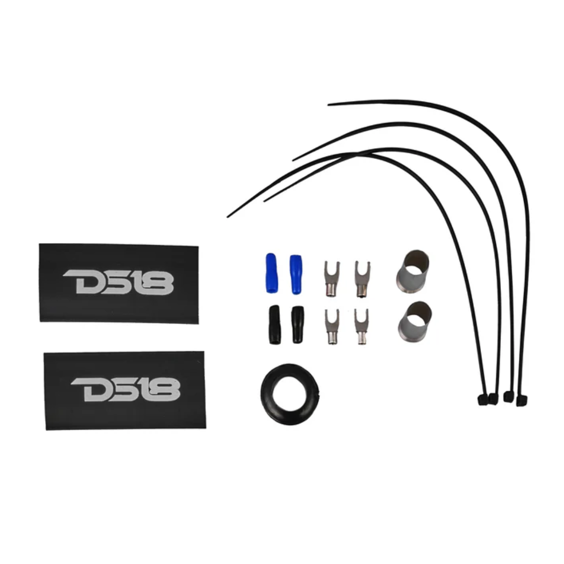 DS18 AKIT0.BL 0-Gauge Amplifier Installation Wiring Kit Up to 3500W RMS (BLUE)