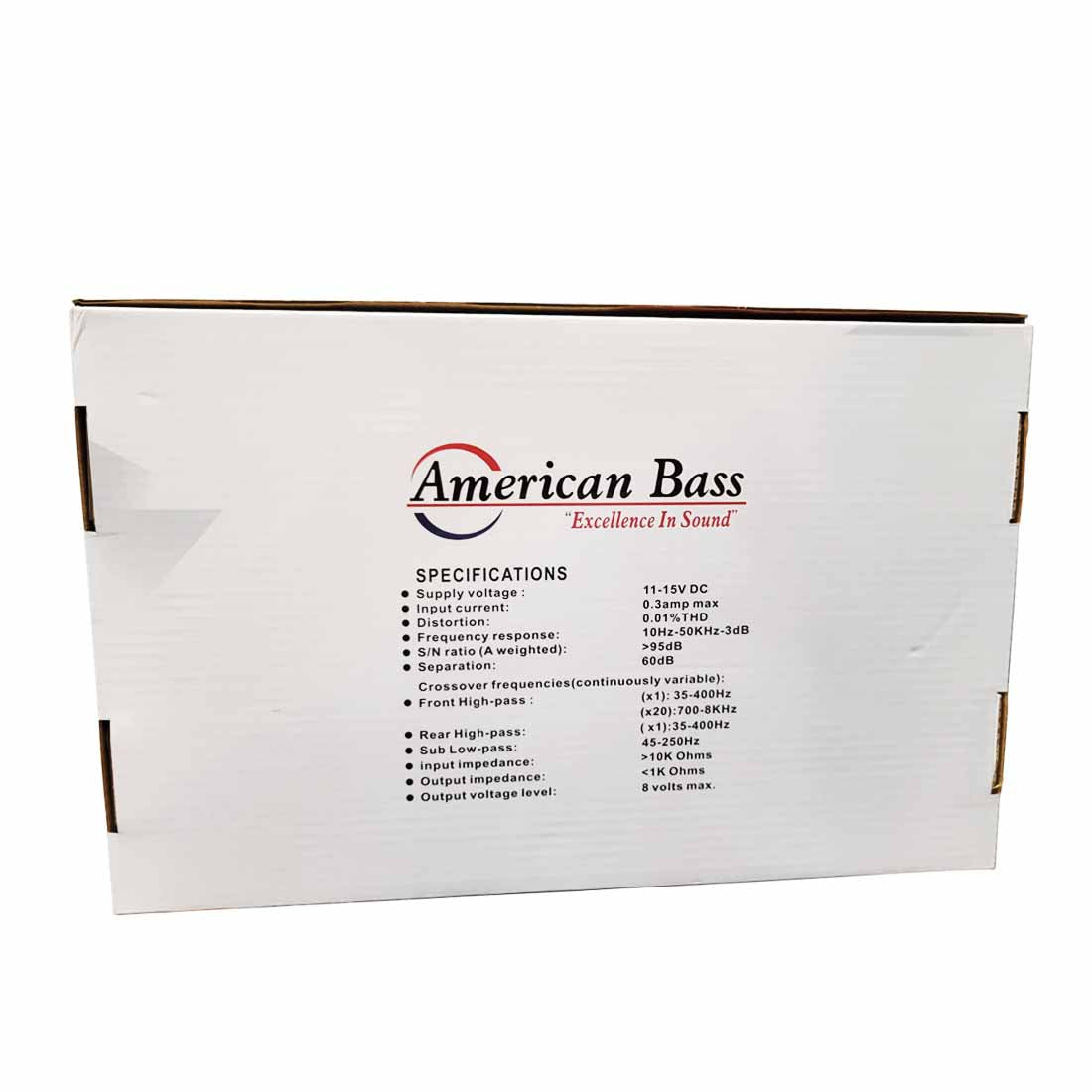 American Bass AB-3X 3-Way Car Audio Active Electronic Crossover