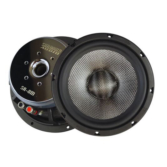 Sundown Audio SA8M SA Series 8" 250W RMS 4-Ohm Mid-Bass Car Speakers (PAIR)