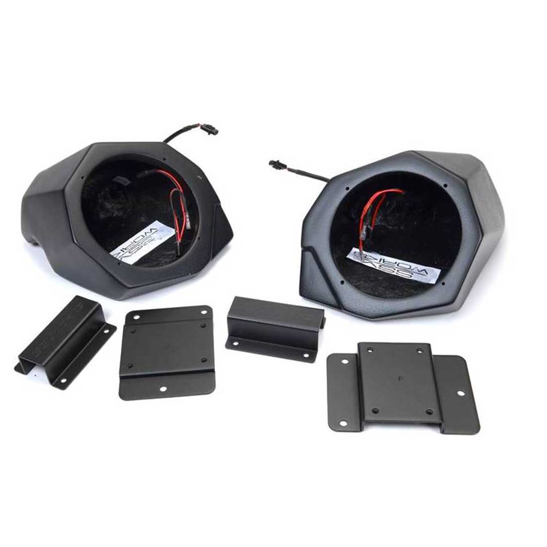 SSV Works X3-F65U 6.5" Unloaded Front Kick Pod Enclosures for Can-Am X3 & X3 Max