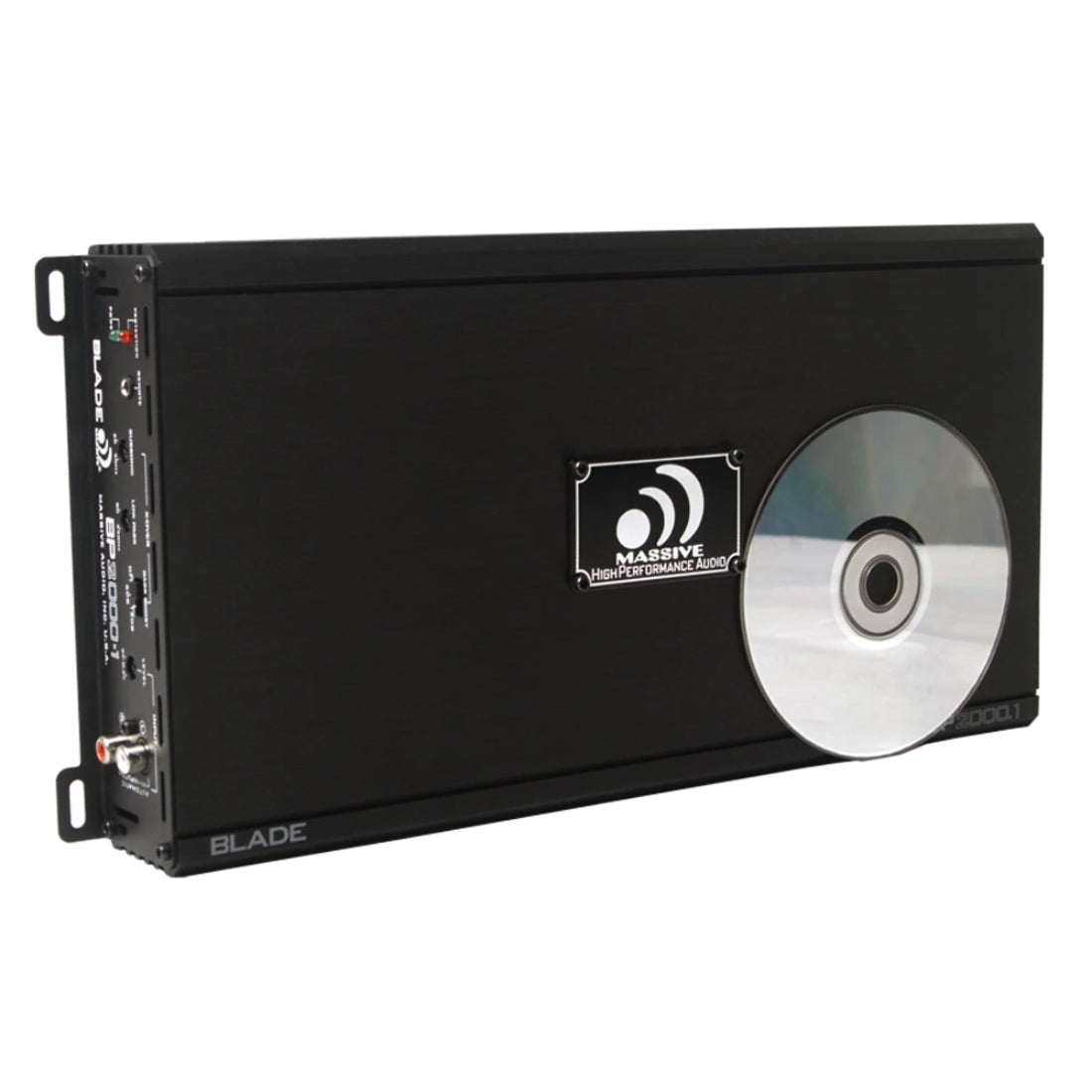 Massive Audio BP2000.1V2 2000W Peak Monoblock Class-D Full Range Car Amplifier