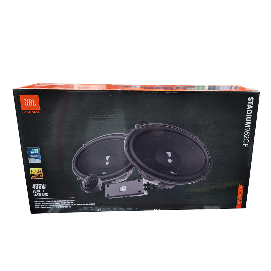 JBL STADIUM 962CF 6" x 9" 2-Way 435W Peak Car Audio Component Speaker System
