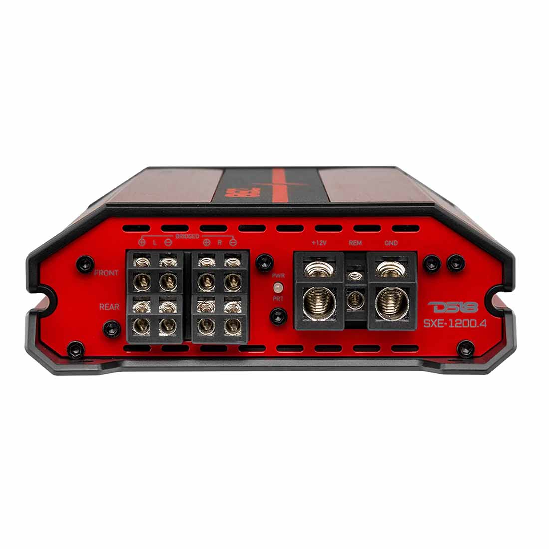 DS18 SXE-1200.4/RD 1200W Peak 4-Channel Class-A/B Full-Range Car Audio Amplifier