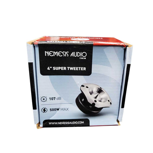 Nemesis Audio NA-TW20 4" 500W Peak 4-Ohm 1.5" Voice Coil Car Super Tweeter