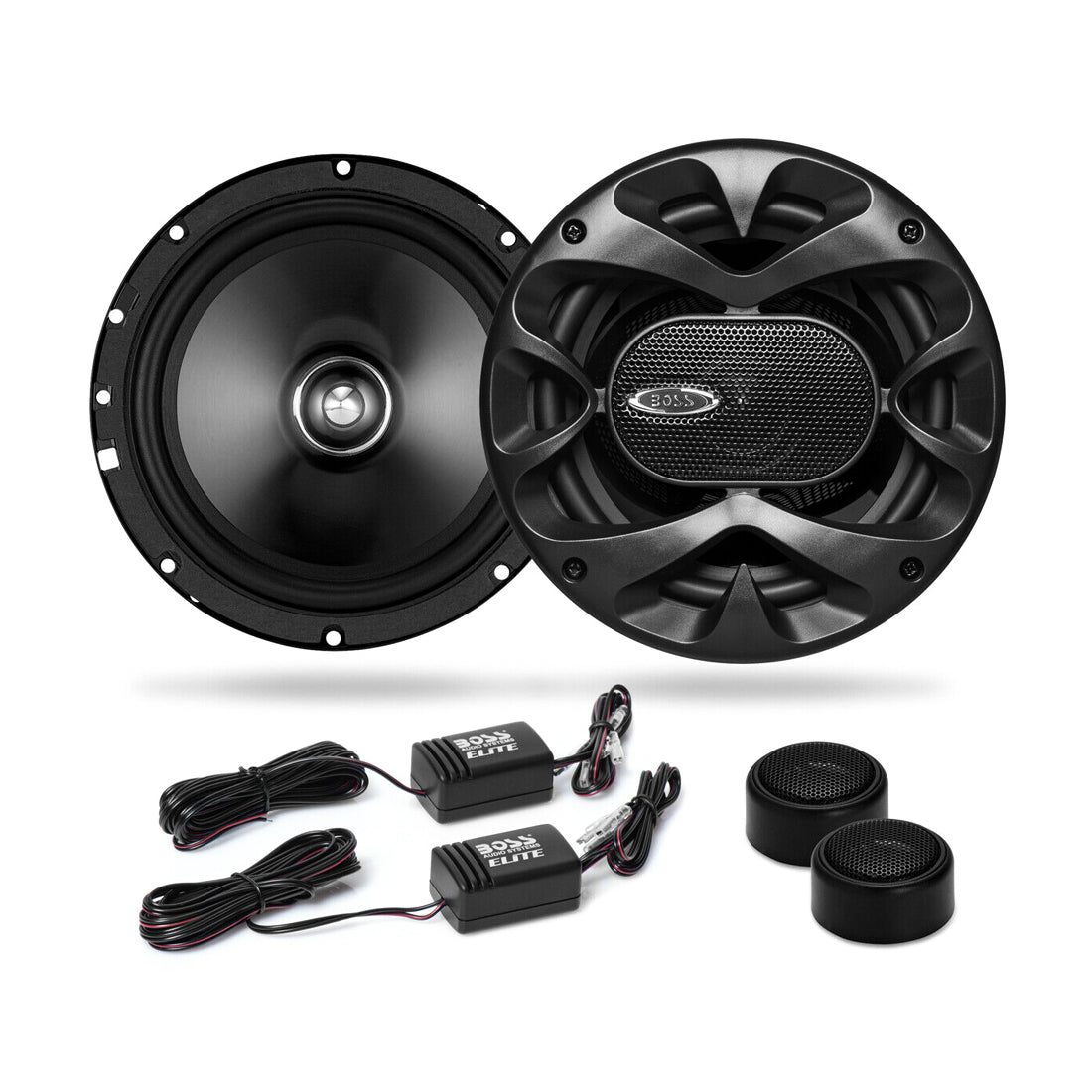 Boss Elite BCK65 350 W Max 6.5" 2-Way 4-Ohms Car Audio Component Speaker System