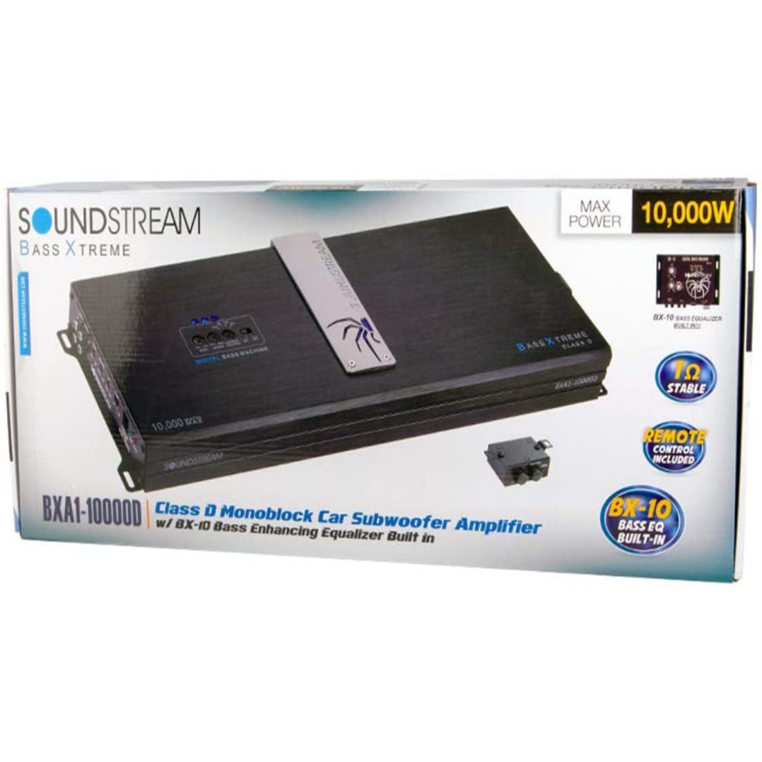 Soundstream BXA1-10000D 10,000 Watt Class D Monoblock Car Audio Amplifier